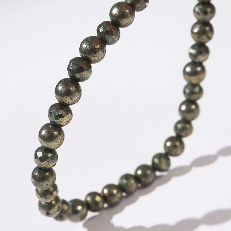Mixed Pyrite 6mm and Faceted - GAEA