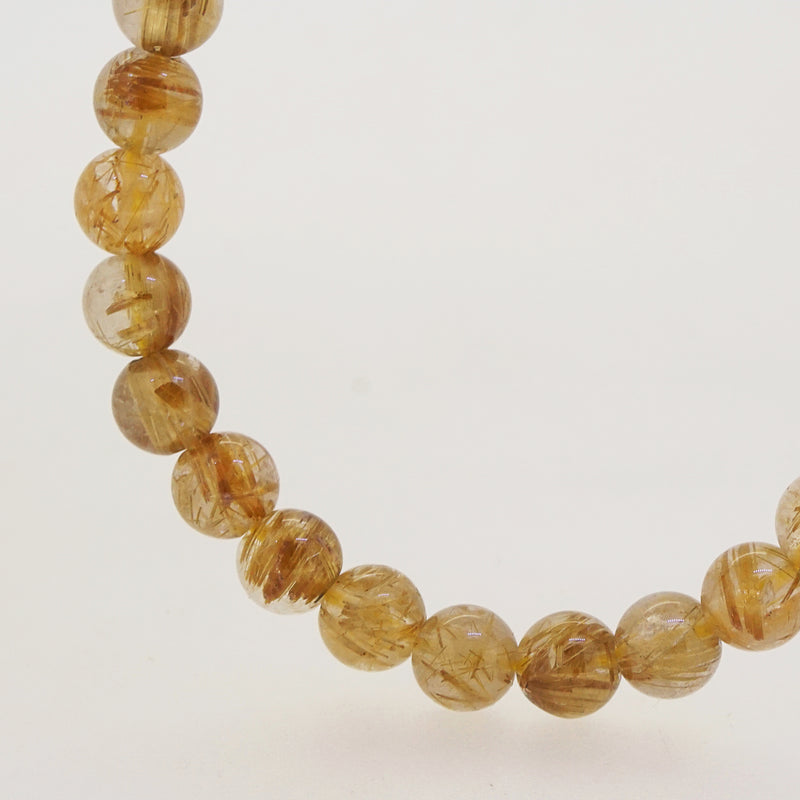Golden Rutilated Quartz 7mm - Gaea | Crystal Jewelry & Gemstones (Manila, Philippines)