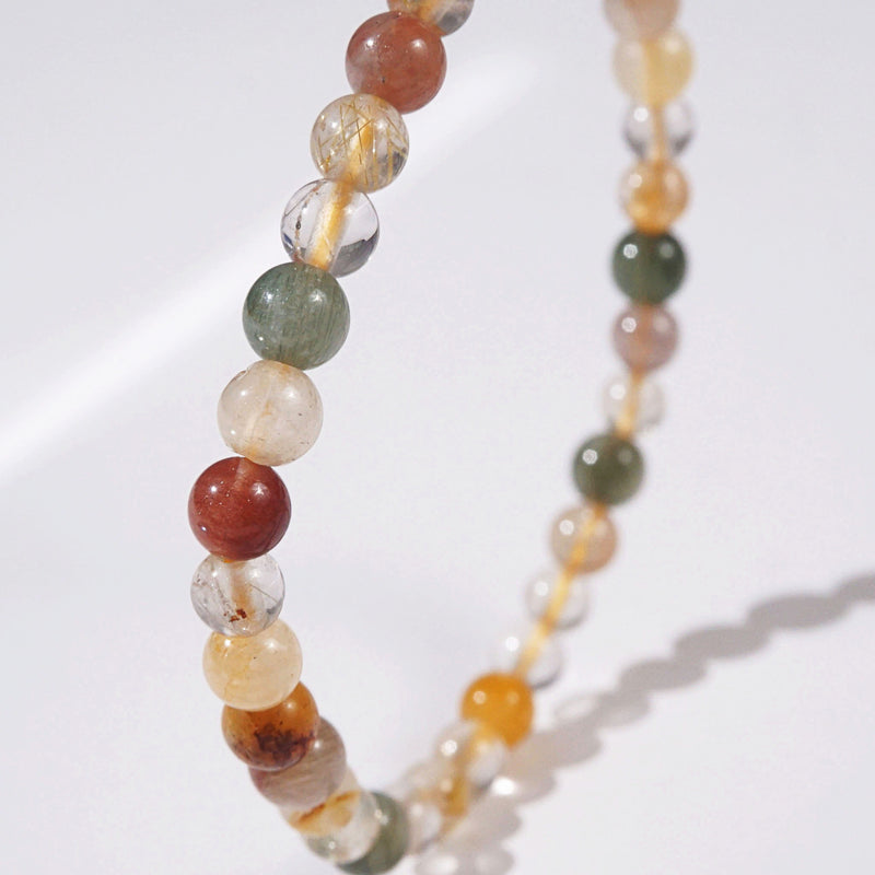 Multicolored Rutilated Quartz 5mm - GAEA