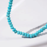 Turquoise Faceted Rondelle 4mm - GAEA