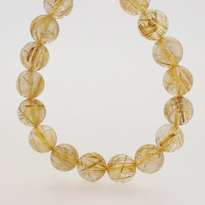 A-Grade Golden Rutilated Quartz 11mm - Gaea | Crystal Jewelry & Gemstones (Manila, Philippines)