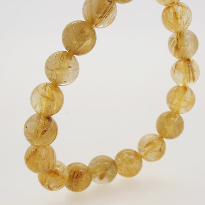 A-Grade Golden Rutilated Quartz 10mm - Gaea | Crystal Jewelry & Gemstones (Manila, Philippines)