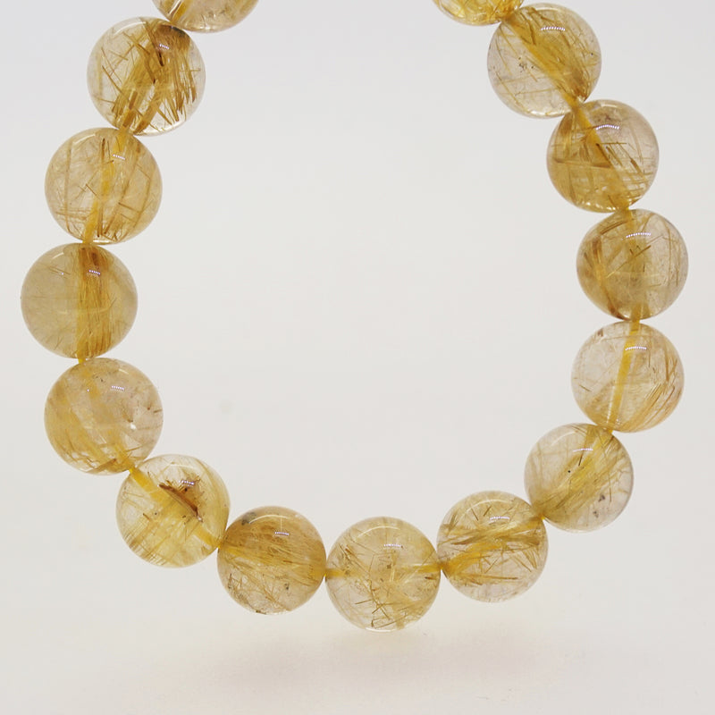 A-Grade Golden Rutilated Quartz 12mm - Gaea | Crystal Jewelry & Gemstones (Manila, Philippines)