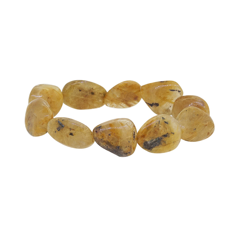 Golden Rutilated Quartz Tumble - Gaea