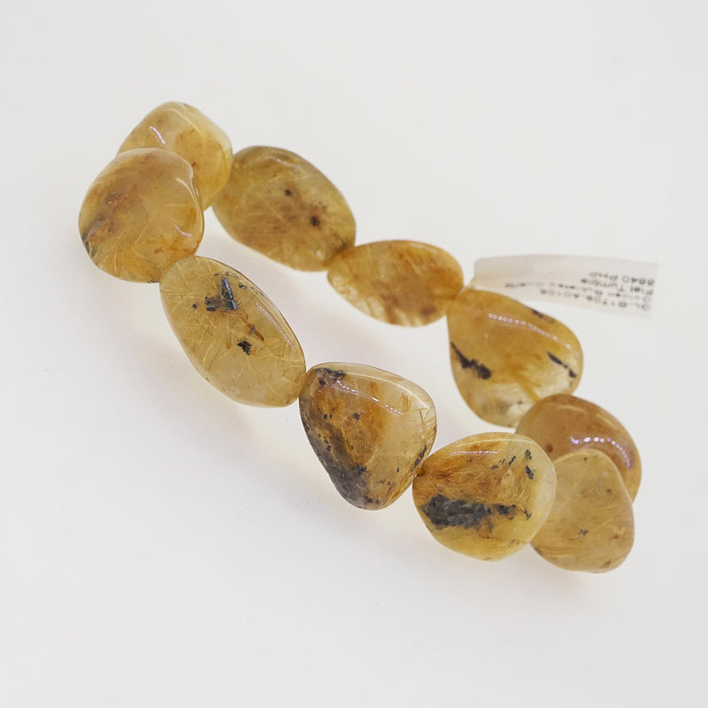 Golden Rutilated Quartz Tumble - Gaea