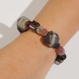 Agate, Muscovite, and Black Onyx Mixed Gemstones - Gaea