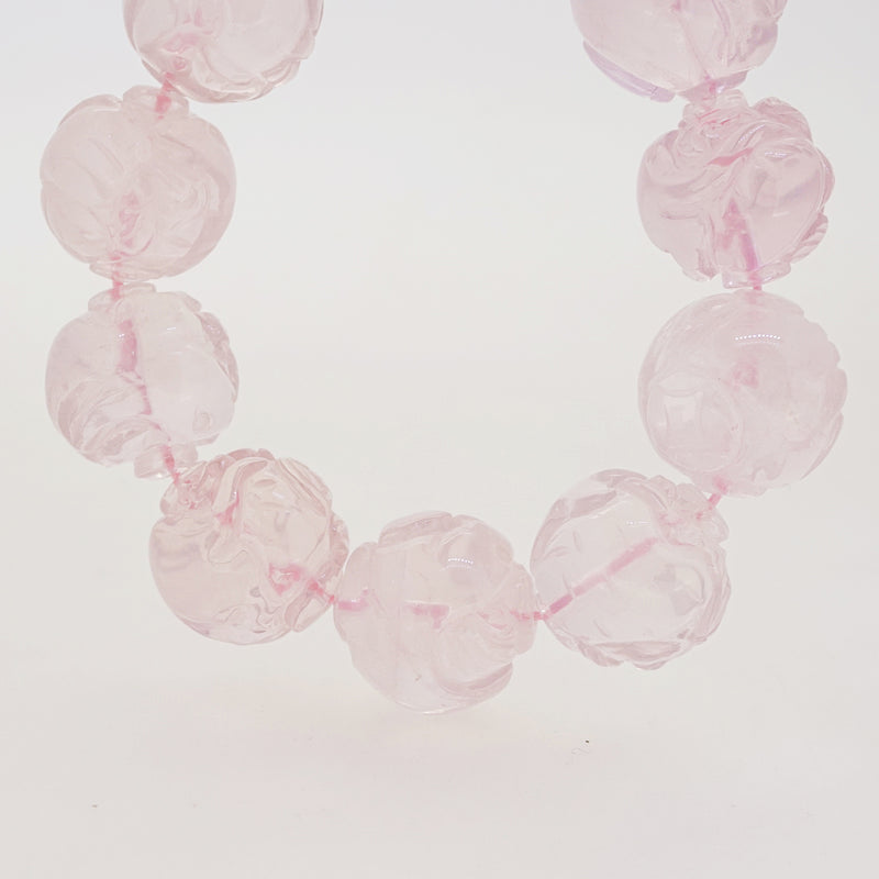 A-Grade Carved Rose Quartz 18mm - Gaea | Crystal Jewelry & Gemstones (Manila, Philippines)