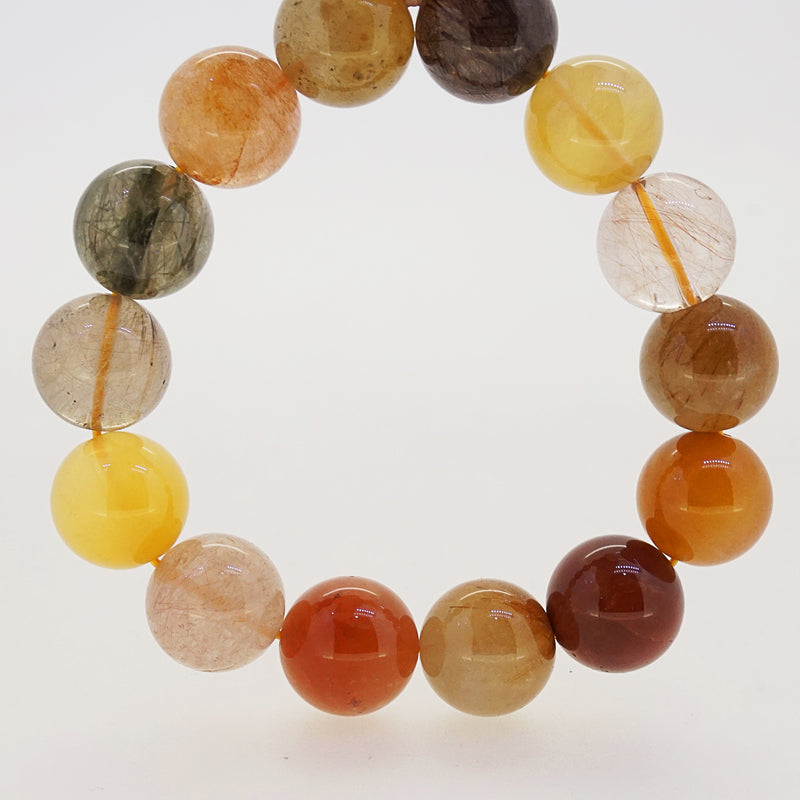 Multicolored Rutilated Quartz 14mm - Gaea | Crystal Jewelry & Gemstones (Manila, Philippines)