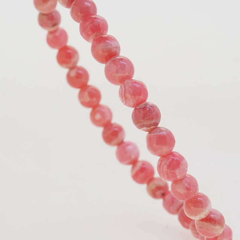 A-Grade Rhodochrosite 6mm - Gaea | Crystal Jewelry & Gemstones (Manila, Philippines)