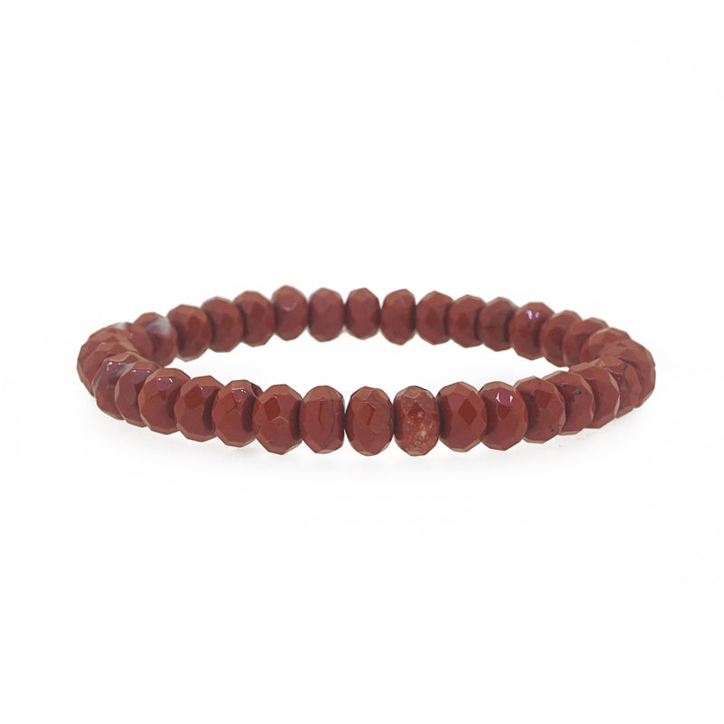 Red Jasper Faceted Rondelle - Gaea | Crystal Jewelry & Gemstones (Manila, Philippines)