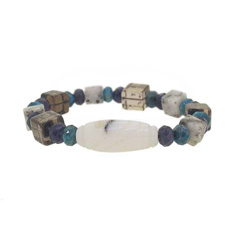 Dendritic Opal, Smoky Quartz, Apatite, Iolite - Gaea | Crystal Jewelry & Gemstones (Manila, Philippines)