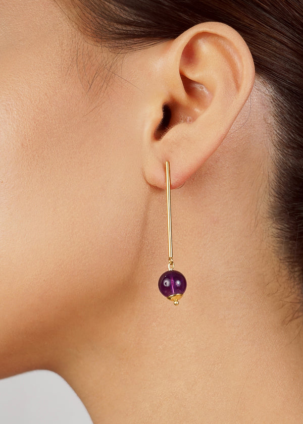 Amethyst 10mm Drop - Gaea | Crystal Jewelry & Gemstones (Manila, Philippines)
