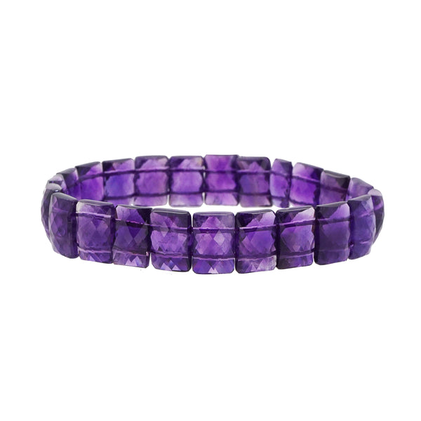 Amethyst Faceted Bangle - Gaea | Crystal Jewelry & Gemstones (Manila, Philippines)