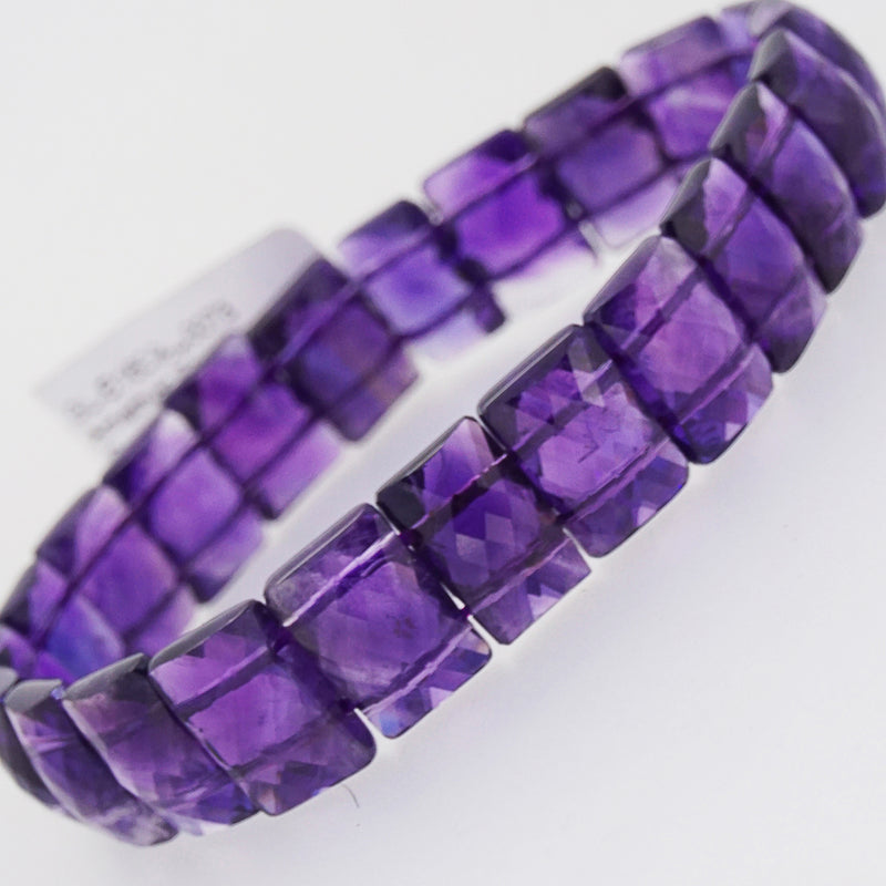 Amethyst Faceted Bangle - Gaea | Crystal Jewelry & Gemstones (Manila, Philippines)