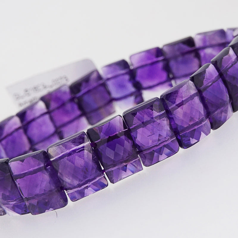 Amethyst Faceted Bangle - Gaea | Crystal Jewelry & Gemstones (Manila, Philippines)