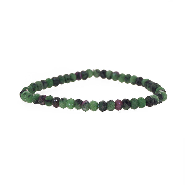 Ruby Zoisite Rondelle - Gaea | Crystal Jewelry & Gemstones (Manila, Philippines)