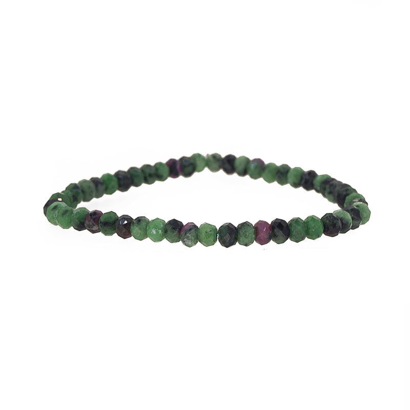 Ruby Zoisite Rondelle - Gaea | Crystal Jewelry & Gemstones (Manila, Philippines)