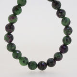 Ruby Zoisite Faceted 8mm - Gaea