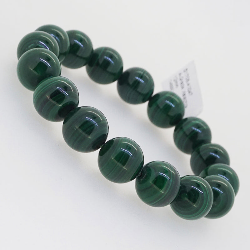 A-Grade Malachite 12mm - Gaea | Crystal Jewelry & Gemstones (Manila, Philippines)