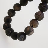 Matte Black Agate Drusy 12mm - Gaea | Crystal Jewelry & Gemstones (Manila, Philippines)