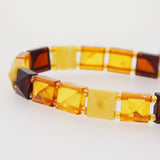 Baltic Amber Faceted Square Bangle - Gaea | Crystal Jewelry & Gemstones (Manila, Philippines)