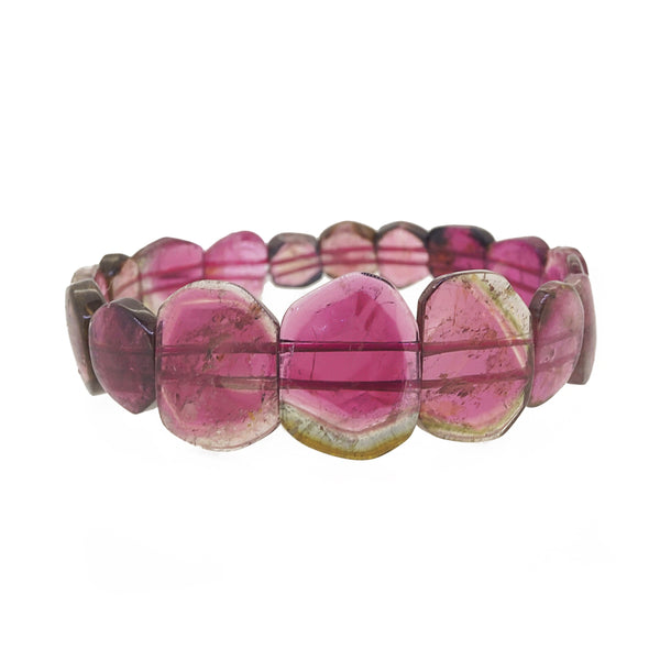 AA-Grade Watermelon Tourmaline Bangle - Gaea | Crystal Jewelry & Gemstones (Manila, Philippines)