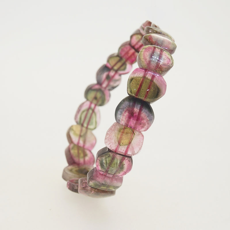 AA-Grade Watermelon Tourmaline Bangle - Gaea | Crystal Jewelry & Gemstones (Manila, Philippines)