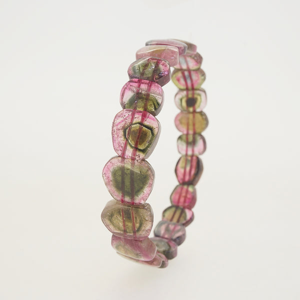 AA-Grade Watermelon Tourmaline Bangle - Gaea | Crystal Jewelry & Gemstones (Manila, Philippines)