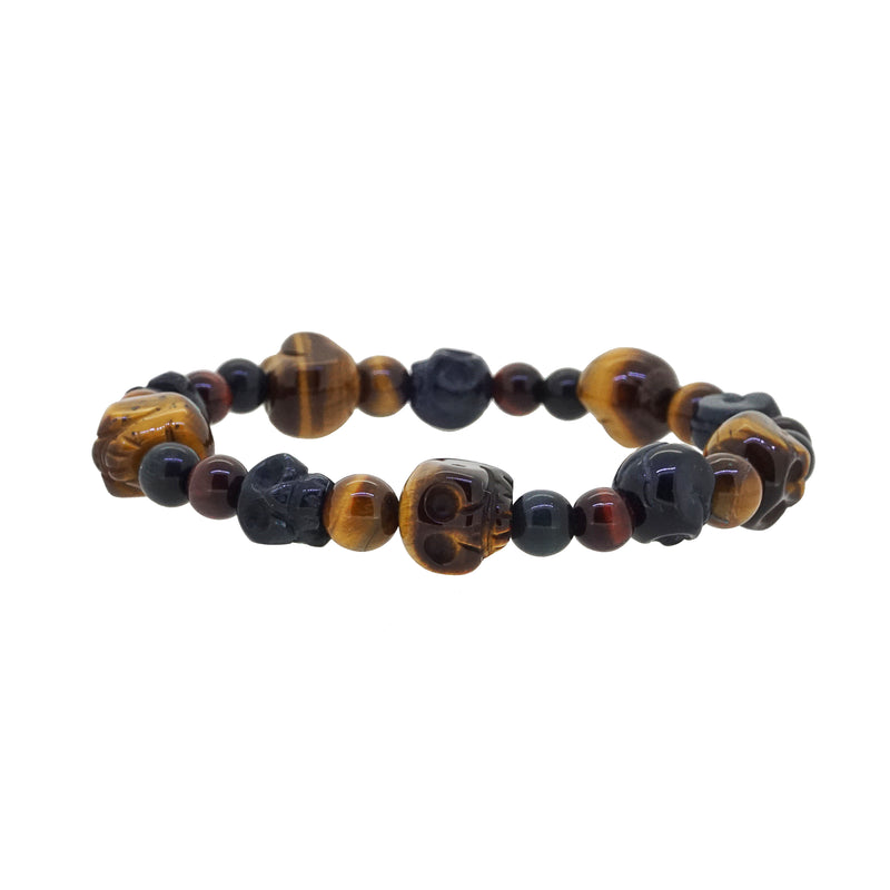 Carved Tricolor Tiger Eye (6-10mm) - Gaea | Crystal Jewelry & Gemstones (Manila, Philippines)