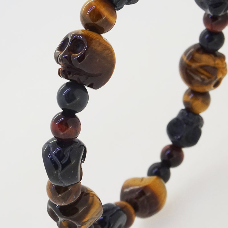 Carved Tricolor Tiger Eye (6-10mm) - Gaea | Crystal Jewelry & Gemstones (Manila, Philippines)