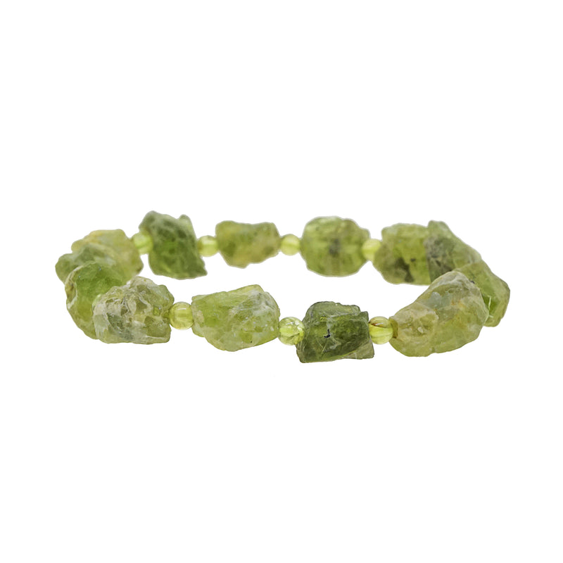 Peridot Raw with Polished 4mm - Gaea | Crystal Jewelry & Gemstones (Manila, Philippines)