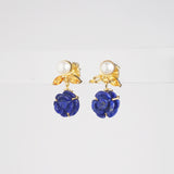 Lapis Lazuli Florette, Freshwater Pearl, Citrine - Gaea | Crystal Jewelry & Gemstones (Manila, Philippines)