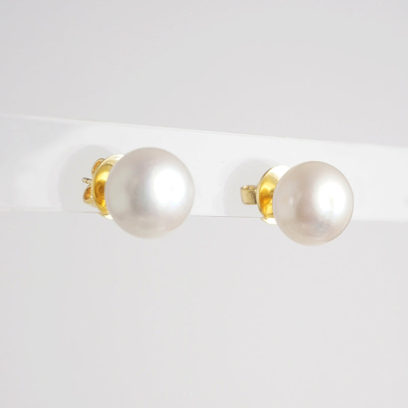 Freshwater Siopao Pearl Stud - Gaea | Crystal Jewelry & Gemstones (Manila, Philippines)