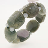 Burma Jade Carved Tortoise Bangle - Gaea | Crystal Jewelry & Gemstones (Manila, Philippines)