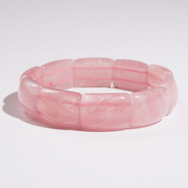 Madagascar Rose Quartz Bangle - Gaea