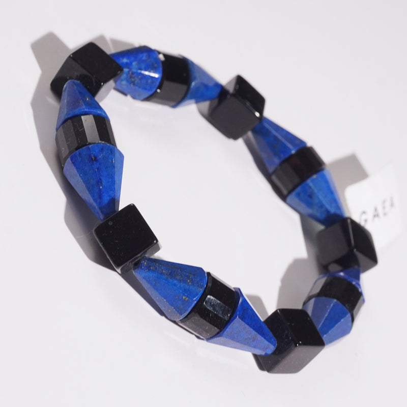 Black Onyx and Lapis Lazuli Cones - Gaea