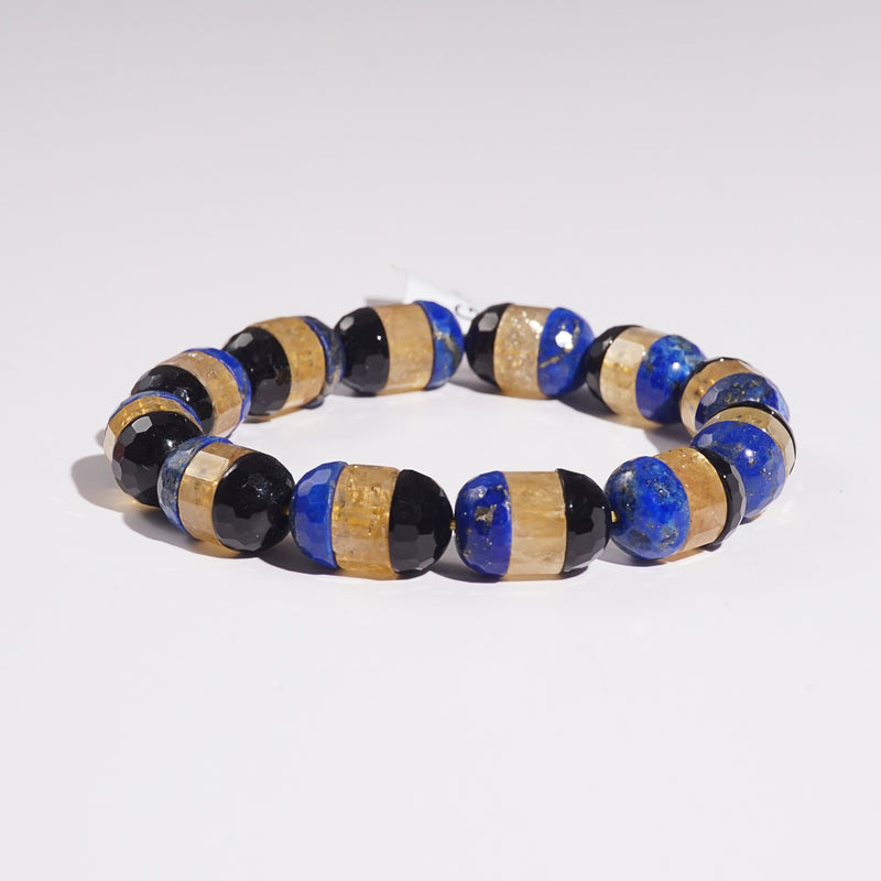 Lapis Lazuli, Citrine, and Onyx Cups - Gaea