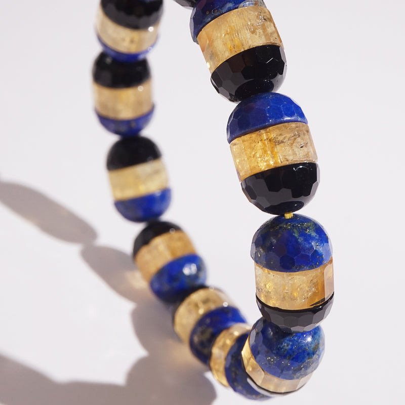 Lapis Lazuli, Citrine, and Onyx Cups - Gaea