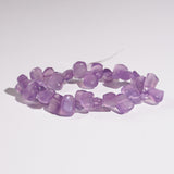 A-Grade Purple Chalcedony Flat Briolette - Gaea