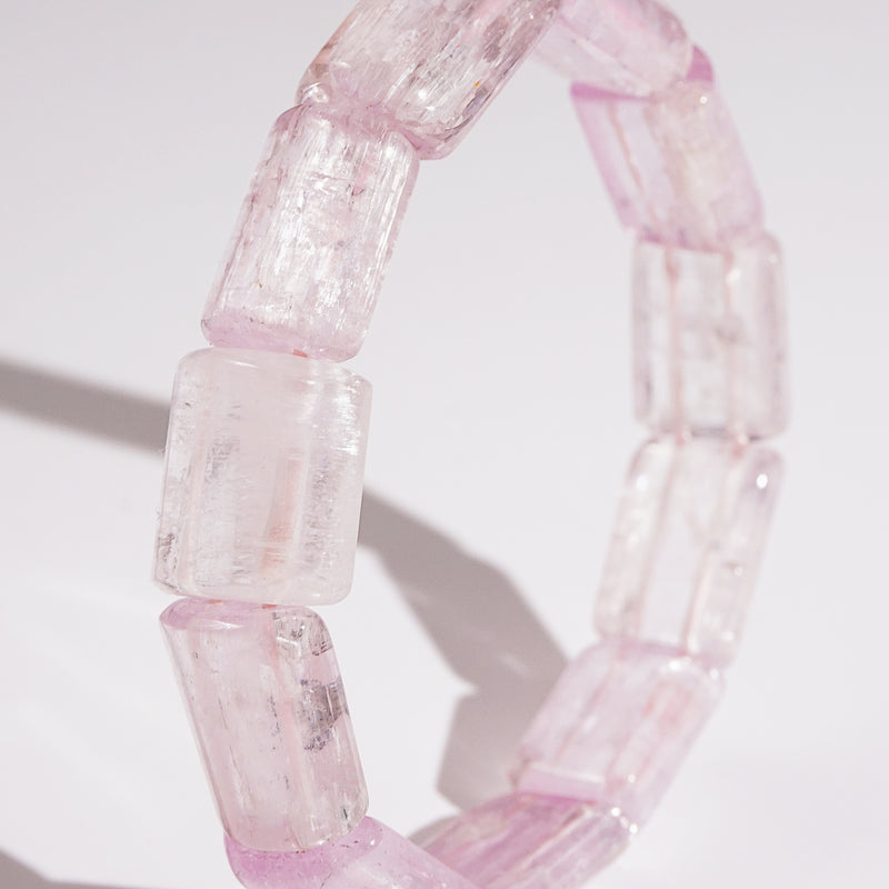 A-Grade Kunzite Bangle (M) - Gaea