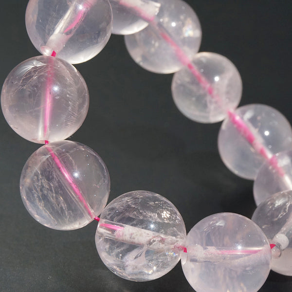 A-Grade Madagascar Rose Quartz 18mm - Gaea