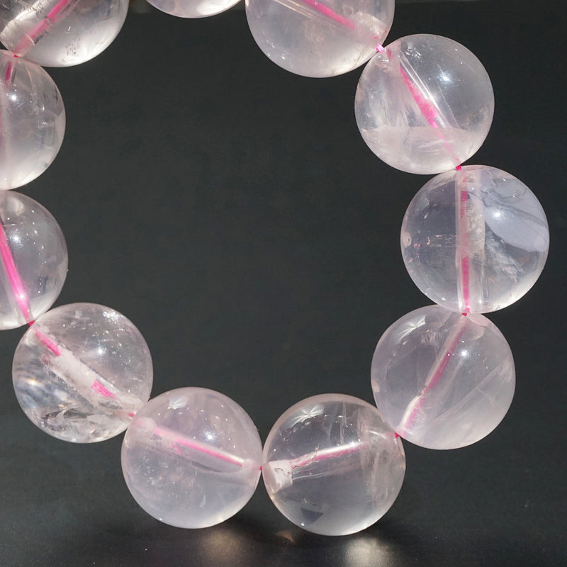 A-Grade Madagascar Rose Quartz 18mm - Gaea