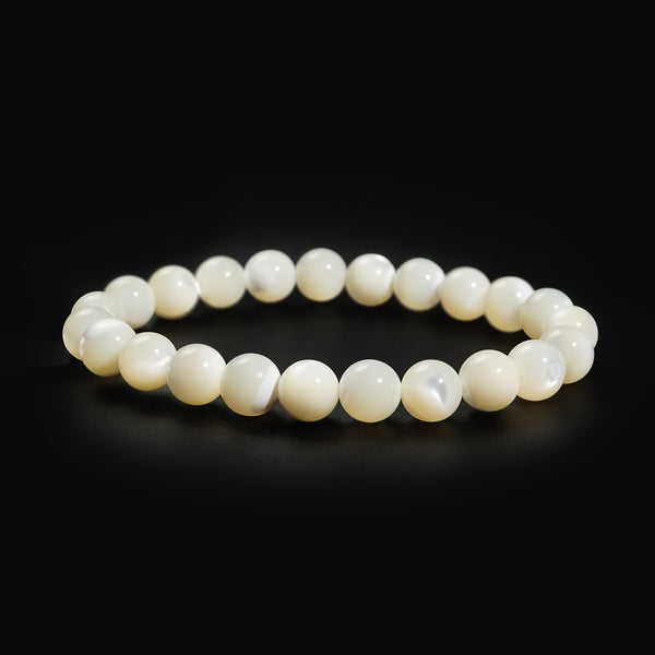 White Mother of Pearl 8mm - Gaea