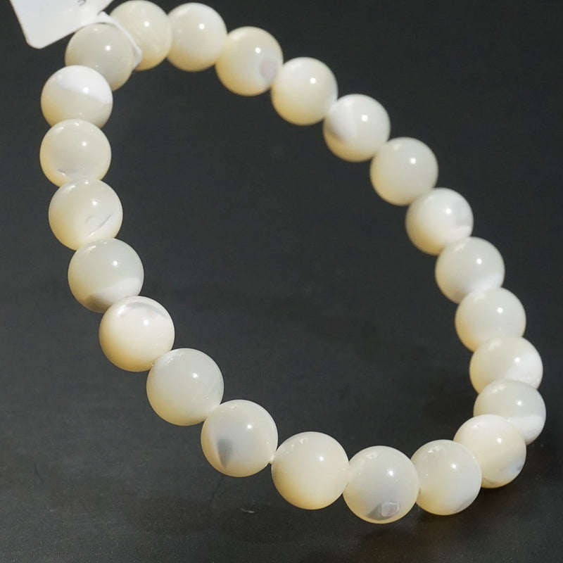White Mother of Pearl 8mm - Gaea