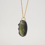 Moldavite Cabochon (L) - Gaea | Crystal Jewelry & Gemstones (Manila, Philippines)