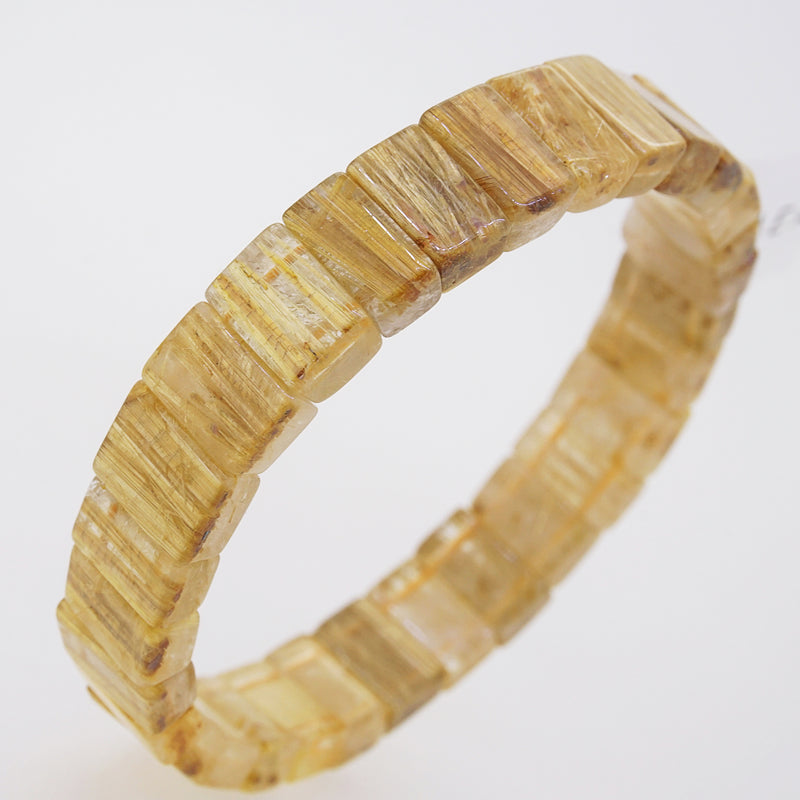 AA-Grade Golden Rutilated Quartz Bangle - Gaea | Crystal Jewelry & Gemstones (Manila, Philippines)