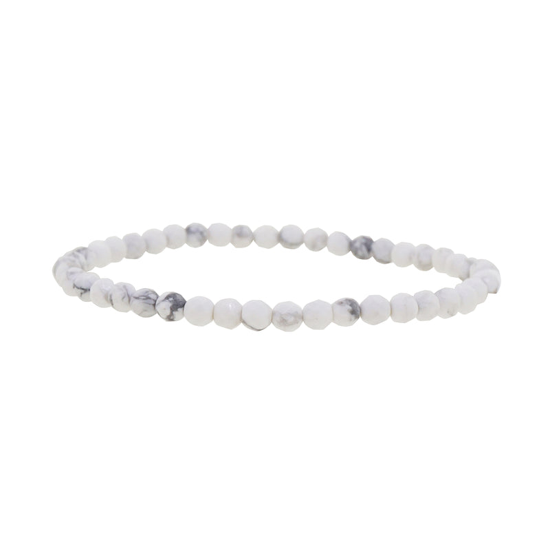 Howlite Faceted 4mm - Gaea | Crystal Jewelry & Gemstones (Manila, Philippines)