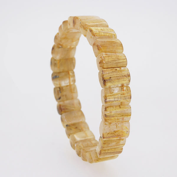 A-Grade Golden Rutilated Quartz Bangle - Gaea | Crystal Jewelry & Gemstones (Manila, Philippines)