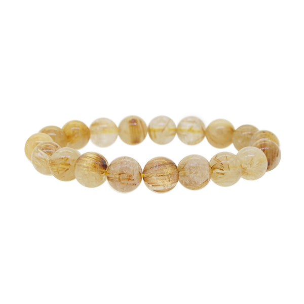 Golden Rutilated Quartz 10mm - Gaea | Crystal Jewelry & Gemstones (Manila, Philippines)