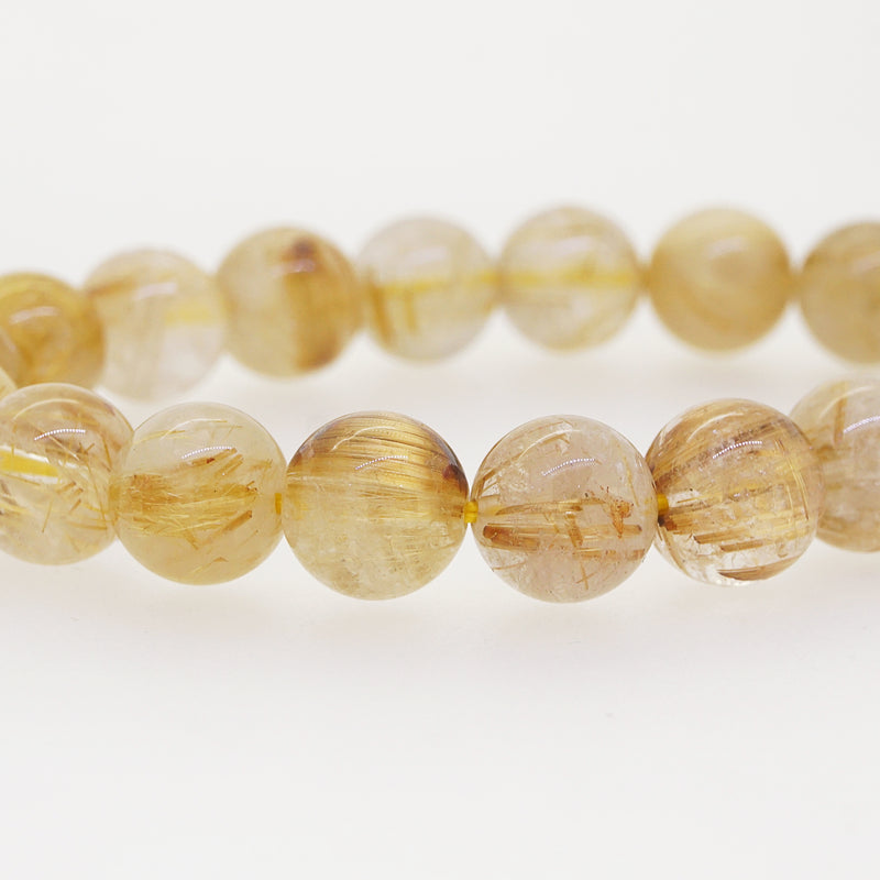 Golden Rutilated Quartz 10mm - Gaea | Crystal Jewelry & Gemstones (Manila, Philippines)